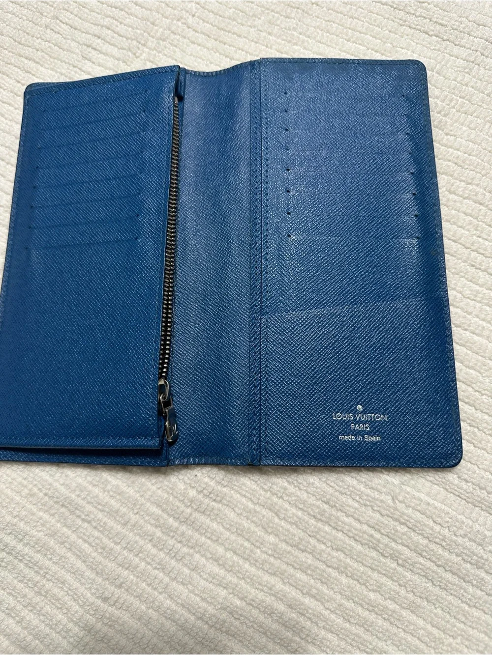 Louis Vuitton Deep Navy Epi Leather Long Wallet